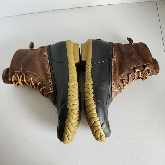 Georgia Marshland Duck Work Boot Unisex Mens 6 Womens 8 Brown GB00274 - Picture 4 of 9